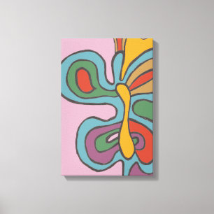 Rainbow Flutterfly Canvas Print