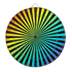 rainbow focus dartboard