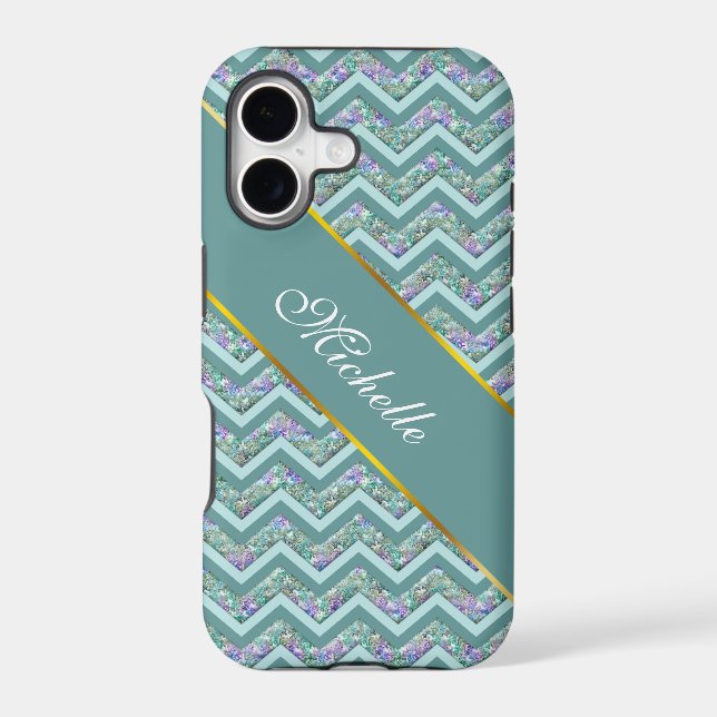 Rainbow Foil ZigZag Pattern (Back)