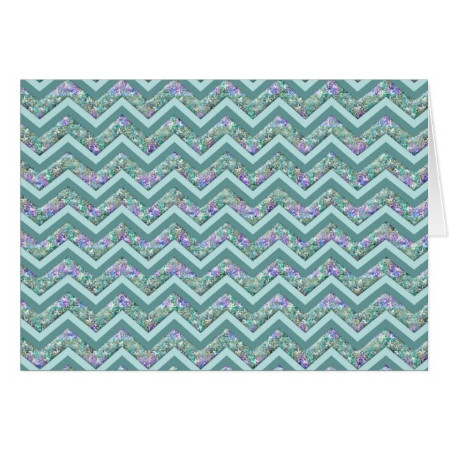 Rainbow Foil ZigZag Pattern (Front Horizontal)