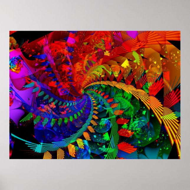 Rainbow Forest Poster (Front)