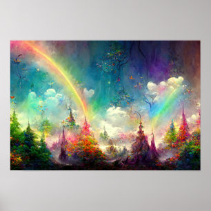 Rainbow Forest Promised Land Poster