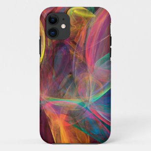 Rainbow Fractal Art iPhone 11 Case