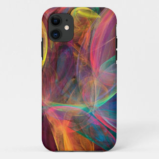Rainbow Fractal Art iPhone 11 Case