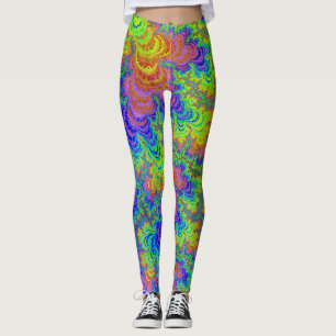 Rainbow Fractal Leggings