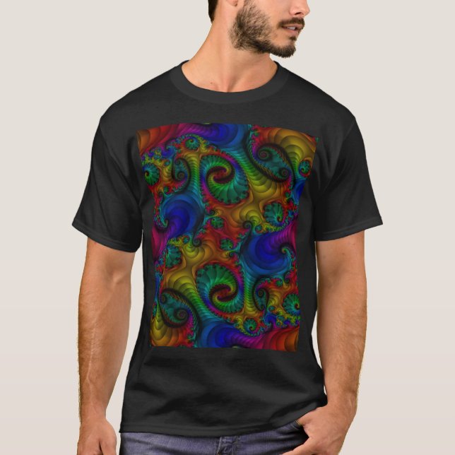 Rainbow Fractal Shirt (Front)