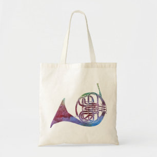 Rainbow French Horn Tote Bag
