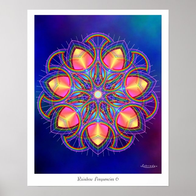 Rainbow Frequencies 6 Poster (Front)