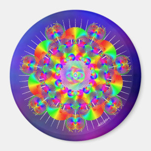 Rainbow Frequencies Magnet