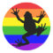 Rainbow Frog sticker