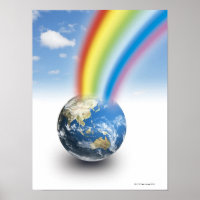 Rainbow from Earth