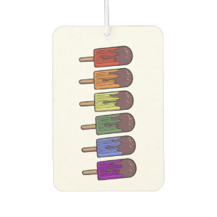 Rainbow Frozen pop Parade Air Freshener