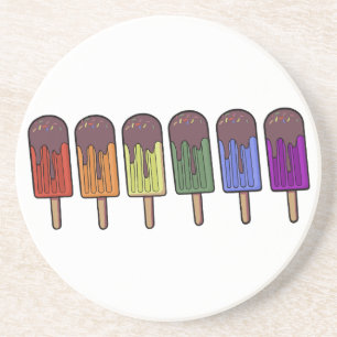 Rainbow Frozen pop Parade Coaster