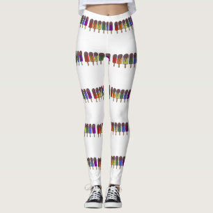 Rainbow Frozen pop Parade Leggings