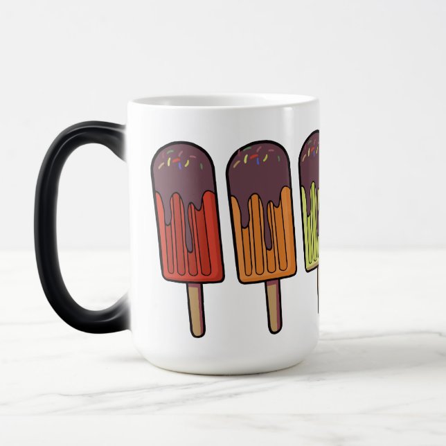 Rainbow Frozen pop Parade Magic Mug (Left)