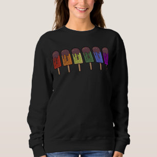 Rainbow Frozen pop Parade Sweatshirt