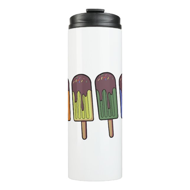 Rainbow Frozen pop Parade Thermal Tumbler (Front)