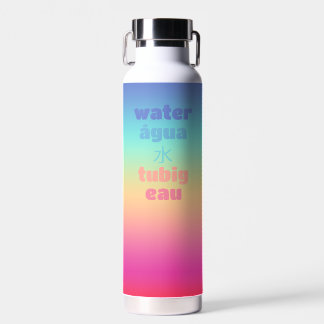 Rainbow Fun Chug 360, Customizable, 22/25/32 oz Water Bottle