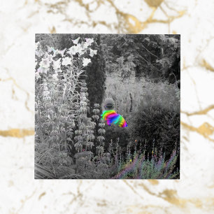 Rainbow Garden Visitor Decorative Tile