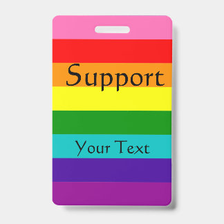Rainbow, Gay and sympathizers Badge