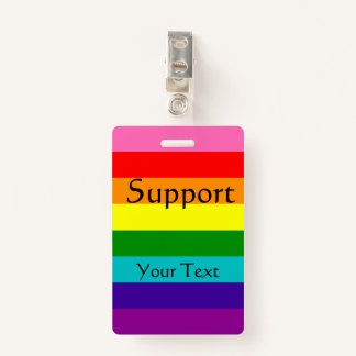 Rainbow, Gay and sympathizers Badge