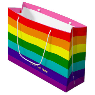 Rainbow, Gay and sympathizers Large Gift Bag