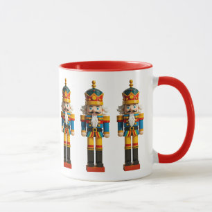 Rainbow Gay Pride Christmas Nutcracker Toy Mug