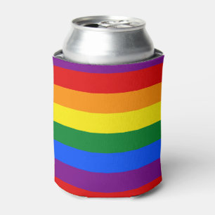 Rainbow Gay Pride Flag Can Cooler