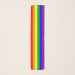 Rainbow Gay Pride Flag LGBTQ Scarf<br><div class="desc">This design was created through digital art. It may be personalized by clicking the customize button and changing the colour, adding a name, initials or your favourite words. Contact me at colorflowcreations@gmail.com if you with to have this design on another product. Purchase my original abstract acrylic painting for sale at...</div>