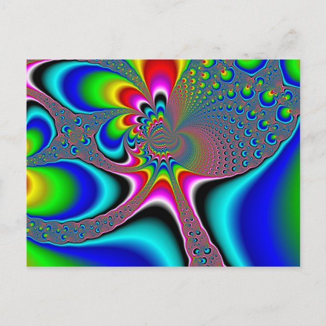 Rainbow Generator - Fractal Postcard (Front)