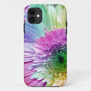 Rainbow Gerbera Daisy iPhone case