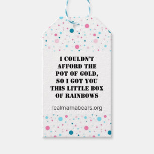 Rainbow Gift Tag