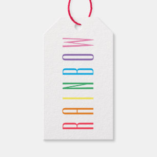 RAINBOW Gift Tags