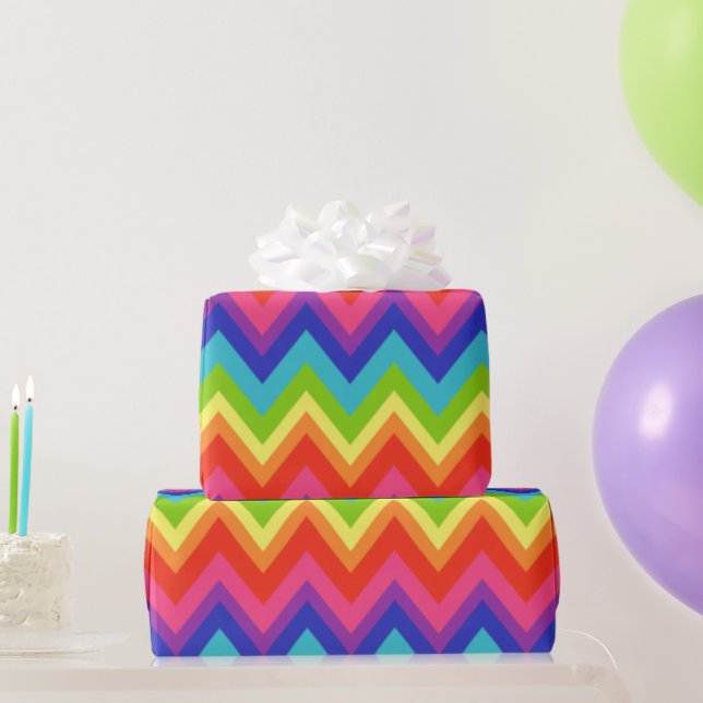 Rainbow Gift Wrapping Paper (Party Gifts)