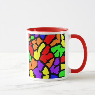 Rainbow Giraffe Print Mug