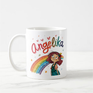 Rainbow Girl Angelika 1 Coffee Mug