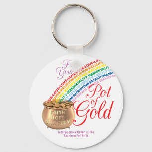 Rainbow Girls Keychain