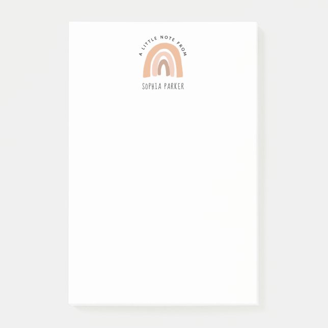 Rainbow Girls Stationery Notepad (Front)