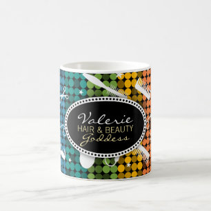 Rainbow Glam Custom Hair & Beauty Mug