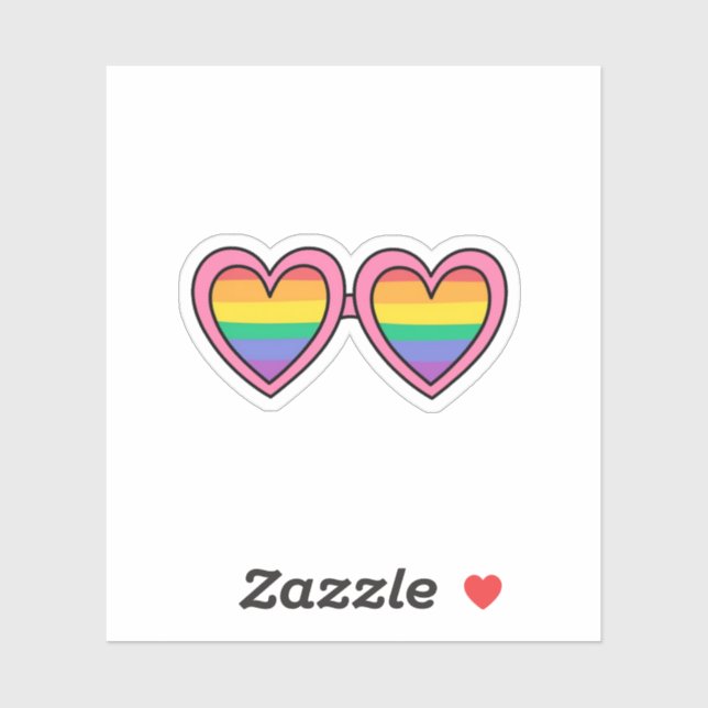 Rainbow Glasses (Sheet)