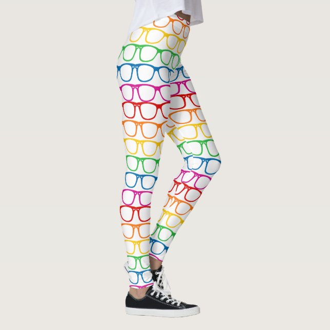 Rainbow Glasses Leggings (Right)