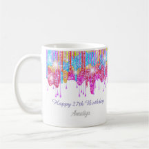 Rainbow glitter-bright colour sparkle for birthday