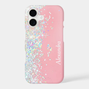 Rainbow Glitter Confetti Star Shine Pink