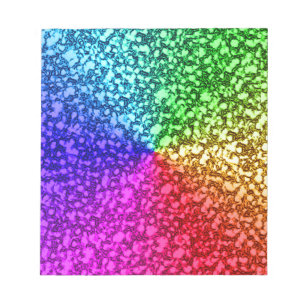 RAINBOW GLITTER NOTEPAD