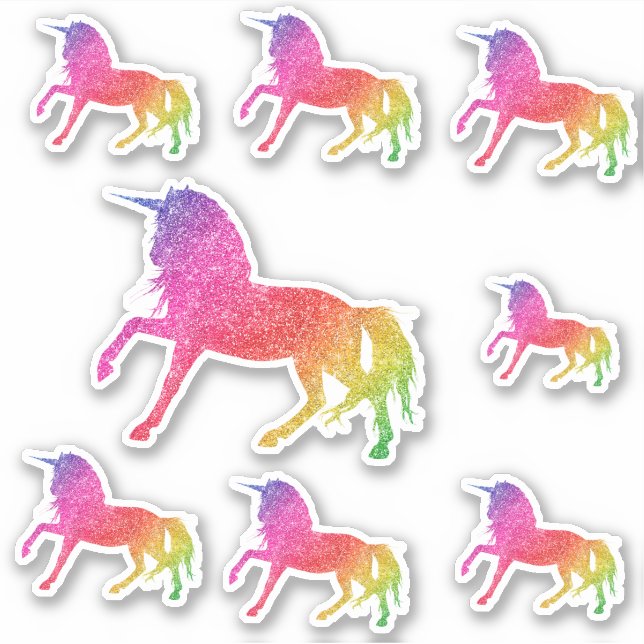 Rainbow Glitter Unicorn Pretty Horse (Front)