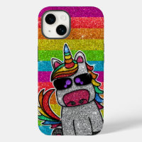 Rainbow Glitter Unicorn Sparkly Gold Sparkles LGBT