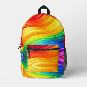 Rainbow Glow Gradient Large Backpack