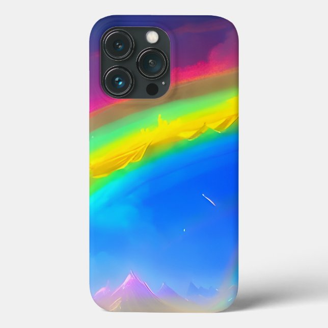 Rainbow Glow Sky Case-Mate iPhone Case (Back)