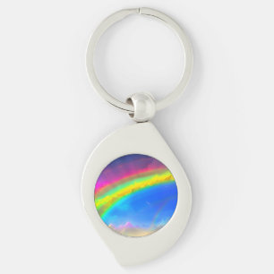 Rainbow Glow Sky Keychain
