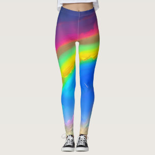 Rainbow Glow Sky Leggings